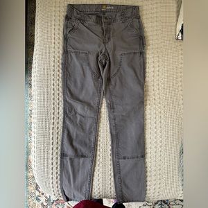 CARHARTT slim fit Crawford double front pant / gray / size 4